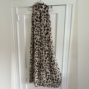 Jessica Howard full length leopard print dress size 8